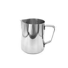 메가커피 스테인레스 스팀피쳐 350ml 눈금 용량 표시