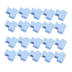 shangren 20x 온실 필름 그물 터널 후프 클립 클램프 1 Head_Blue 6mm, 블루, 1개