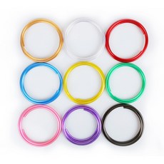 (48803) 포비월드 메탈릭칼라공예철사/내맘대로 2.0mm 2.5M (9색 택1), 금색
