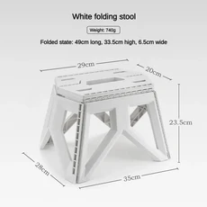 확대 달 의자 조정 가능한 휴대용 접이식 야외 캠핑 해변 낚시 경량 여행 피크닉, 01 small white