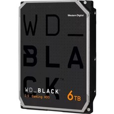 WD_BLACK 6TB 게이밍 내장 하드 드라이브 HDD - 7200RPM SATA 6Gb/s 128MB 캐시 3.5인치 - WD6004FZWX