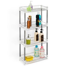 홈인더스 욕실 다용도 사각 선반 4단, 상세페이지 참조, 상세페이지 참조