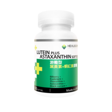 HEALSCON 游離型葉黃素+蝦紅素軟膠囊, 1個, 60顆