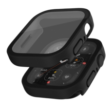 Rabbit Technolog 適用Apple Watch錶殼 防水錶殼 防摔全包保護錶殼, 磨砂黑色【普通款】, 1個