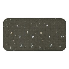 HANIL 夜空鯨魚 雙面電熱坐墊, 灰色, 2人座