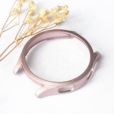 미드디엔 갤럭시 호환 워치4 5 6 클래식 PC 하드 케이스 커버 풀케이스 40mm/42mm/44mm/45mm/46mm, 40mm, 로즈골드