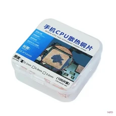 안정성을 향상시키는 스마트폰 CPU 방열 방열판용 94PD 구리 냉각 패드, 03 0.1x12.4x14mm, 01   Mainland