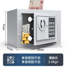 미니 금고금고 홈 소형 호텔 사무실 전자 지문 암호 돼지 저금통, 03 White Coin