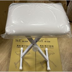YHY KB-215W 電子琴椅 三段高度可調 X型折疊鍵盤椅, 1個, 白色, 白色
