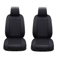 PU set) 차용 가죽 시트 커버 앞치마 타입 범용 전석용 방수 이지 클린 운전석