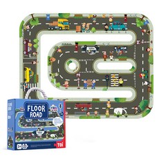 빠방이 자동차 탈것 퍼즐 놀이 두손놀이 TOI 자이언트퍼즐 도로 (FLOOR ROAD) TP950, 1개