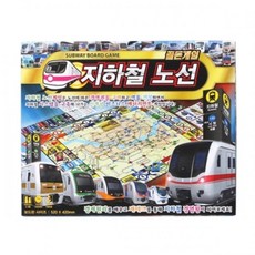 바니랜드 지하철노선 골든게임 보드게임, 혼합색상, 1개
