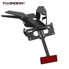 [호환] 혼다 X-ADV750 XADV 750 2021 2025용 번호판 홀더 브래킷 리어 테일 티디 펜더 제거 키트, 05 black A SET