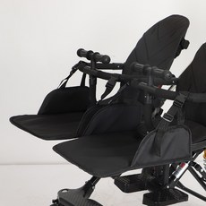 달과6펜스 유모차 방풍 방한 방수커버 보온 발판 연장형 용 우산형 덮개, 1개, 확대된 발판 더블 2개