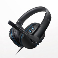 E-BOOKS S93 藍翼頭戴耳機麥克風 附2轉1音源線 立體聲音效 清晰收音 長時間配戴舒適, Black