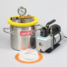 진공 실리콘 에폭시 교반 탈포기 혼합기 3cfm 110v 펌프가 있는 1.6gal 챔버