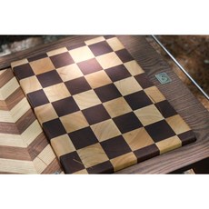 八刀草 IGT 1單位 棋盤圖案 砧板, 1個
