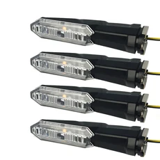 가와사키 오토바이 LED 방향 지시등 전후방 점멸기 Z400 Z650 Z1000 Z125, 04 4pcs Clear, 04 4pcs Clear
