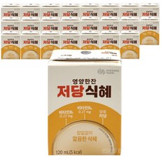 영양한잔 저당 식혜 건강 전통 음료, 24개, 120ml