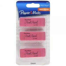Paper Mate Eraser 핑크 3팩 사이즈 3pk Papermate Pink 124384 8579082394, Paper Mate Eraser 핑크 3팩 사이즈 3p
