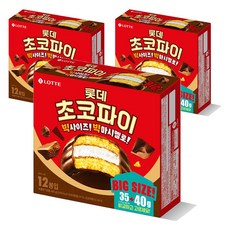 롯데 초코파이 오리지널 12입 480G x 3개