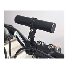 튼튼한 알루미늄 자전거 연장 고리 보조바 10CM, 블랙