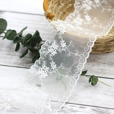 원단킹 TR레이스] 11cm 유어꽃길 2color(98273), 백아이보리, 1개