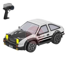 迷你AE86遙控車，兒童無線遙控賽車，仿真模型玩具車, 白色, 1個