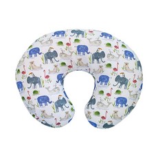 雪倫小舖哺乳枕孕婦枕，可換洗枕套多功能哺育枕，舒適哺乳減輕腰背壓力, 動物樂園-F