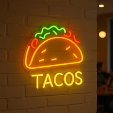 타코 네온 사인 레스토랑 홈 아트 벽 장식 길거리, 01 Style 5