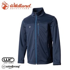 Wildland 荒野 男款防風保暖外套《深藍》