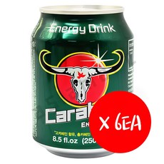에너지드링크 카라바오, 250ml, 6개