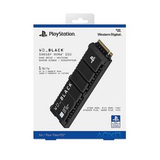 威騰 黑標 PS5 遊戲主機專用 NVMe SSD 固態硬碟 M.2 2280, 1TB【配備散熱片】, 【配備散熱片】SN850P, 1TB