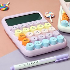 파스텔 컬러 전자계산기 소형계산기 랜덤