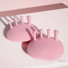 셀팃 발가락 스트레칭 운동기구 2P 발가락마사지기구, 핑크