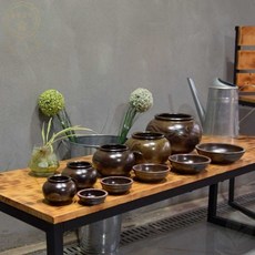 미니 옹기 항아리/양념병/다육이화분 (1호)6x6cm 미니 옹기 항아리 양념병 다육이화분 1호 6x6cm+셀러팩토리Shop, 빠른배송