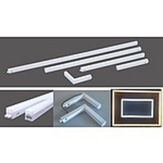 LED 사각 라인등 20/33 전구색 150mm ㄱ자연결 1EA+그릿커머스Shop, 전구색–150mm-ㄱ자연결–1EA