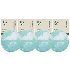 버블데이 배쓰밤 거품 입욕제 유칼립투스 80g 4개