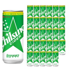 칠성사이다 업소용, 245ml, 30개