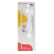 더블하트 이유실감 추 빨대&브러시 세트 240ml 1개입, 240ml (1개입), 1개