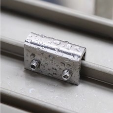 스테인리스 창문 잠금장치 방충망 고정 장치 안전장치 시건장치 스토퍼 (2구 1~8mm 샷시용 A타입), 4개