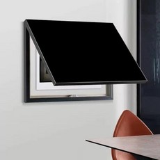 분전함 커버 배전반 덮개 인터폰 월패드 가리개 두꺼비집 차단기누전차단기 40x30, 블랙