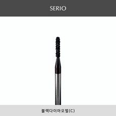 세리오 블랙다이아 오벌 C 네일비트 파츠제거, 블랙다이아오벌C, 1개, 블랙