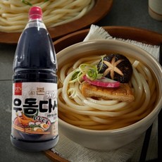 미담채 우동다시 2.1kg 우동육수 고품격 우동소스, 1개