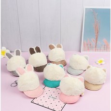 [퍼펙트캐디] 토끼모자 골프공파우치/티꽃이 보관라운딩용품 볼주머니 골프볼케이스, 1)토끼분홍, 2개, 1)토끼분홍