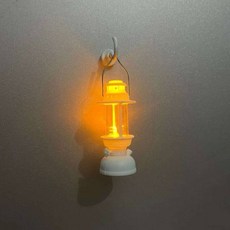 냉장고 자석 기념품 3d 미니 등유 램프 스티커 자기 흡입 레트로 밤 빛, White B