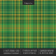 St. Patrick's Day Plaid Scrapbook Paper Pad 8x8 Scrapbooking Kit for Cardmaking Gifts DIY Crafts P... Paperback, Crafty as Ever, English, 9781636571751