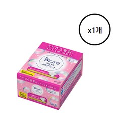 비오레 사라사라 파우더 시트 리필용 36매 상쾌한 비누 향, 1개, 240mg