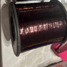 桃園出貨-金銀綫金絲綫扁金絲綫空心亮絲彩綫金綫銀手工編織編織diy手工, 咖啡0.3毫米1捲, 1個