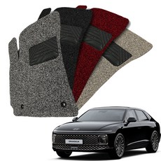 카림 자동차 확장형 운전석 그랜져 코일매트, 레드, HY03_그랜져HG(11년1월~16년11월)